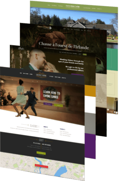 Webite Design website design collage